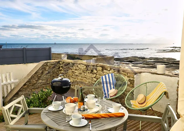 Localise - M4 - Ty Gwenn - La Maison A La Pointe De Lechiagat - Acces A Deux Pas D\'Une Terrasse Vue Mer Privative - Wifi Inclus - Draps Inclus - Animaux Bienvenus