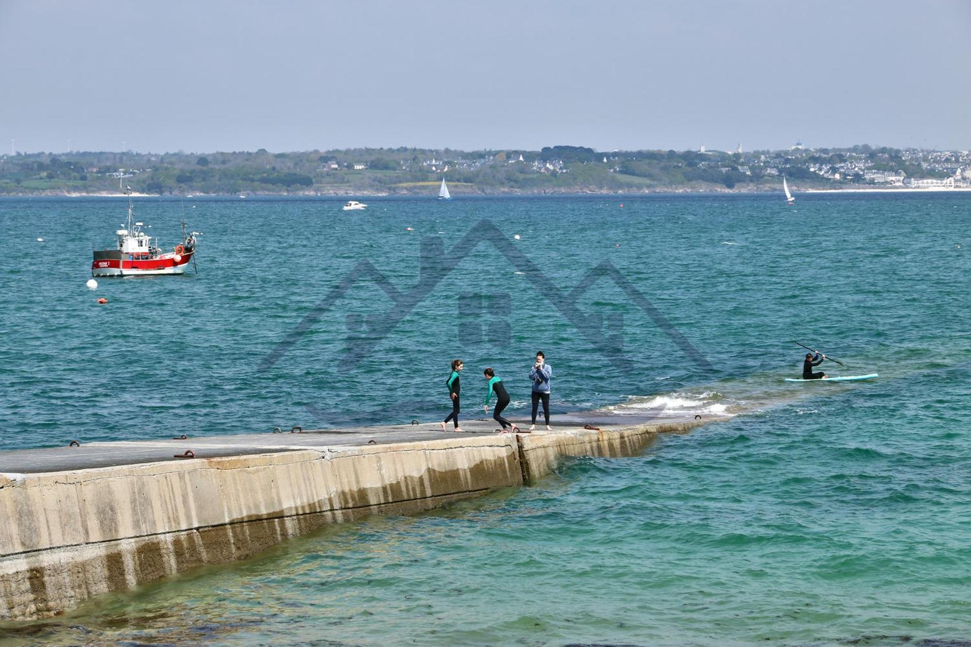Localise - M4 - Ty Gwenn - La Maison A La Pointe De Lechiagat - Acces A Deux Pas D'une Terrasse Vue Privative - Wifi Inclus - Draps Inclus - Animaux Bienvenus * Treffiagat