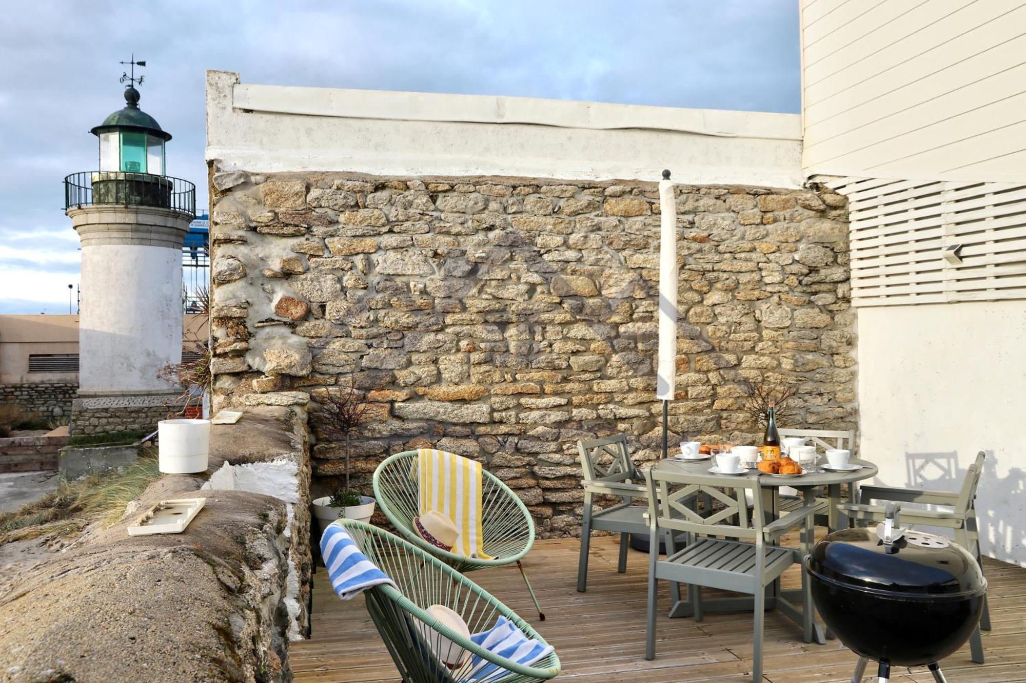 Localise - M4 - Ty Gwenn - La Maison A La Pointe De Lechiagat - Acces A Deux Pas D'une Terrasse Vue Privative - Wifi Inclus - Draps Inclus - Animaux Bienvenus Holiday home Treffiagat